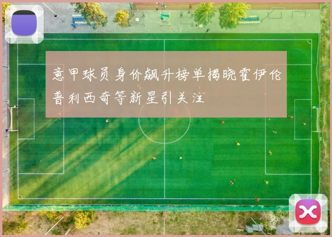 意甲球员身价飙升榜单揭晓霍伊伦普利西奇等新星引关注